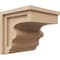 Ekena Millwork 10"W x 10"D x 10"H Wide Highland Rough Cedar Woodgrain TimberThane Corbel, Primed Tan CORUR10X10X10HLDRCPR - alternate 1
